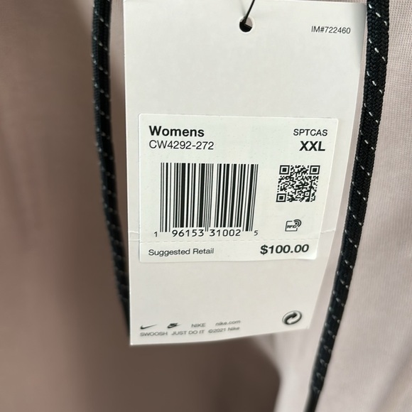 Women’s Nike Tech Jogger Pants, XXL, Diffused Taupe/ Black - Picture 6 of 11